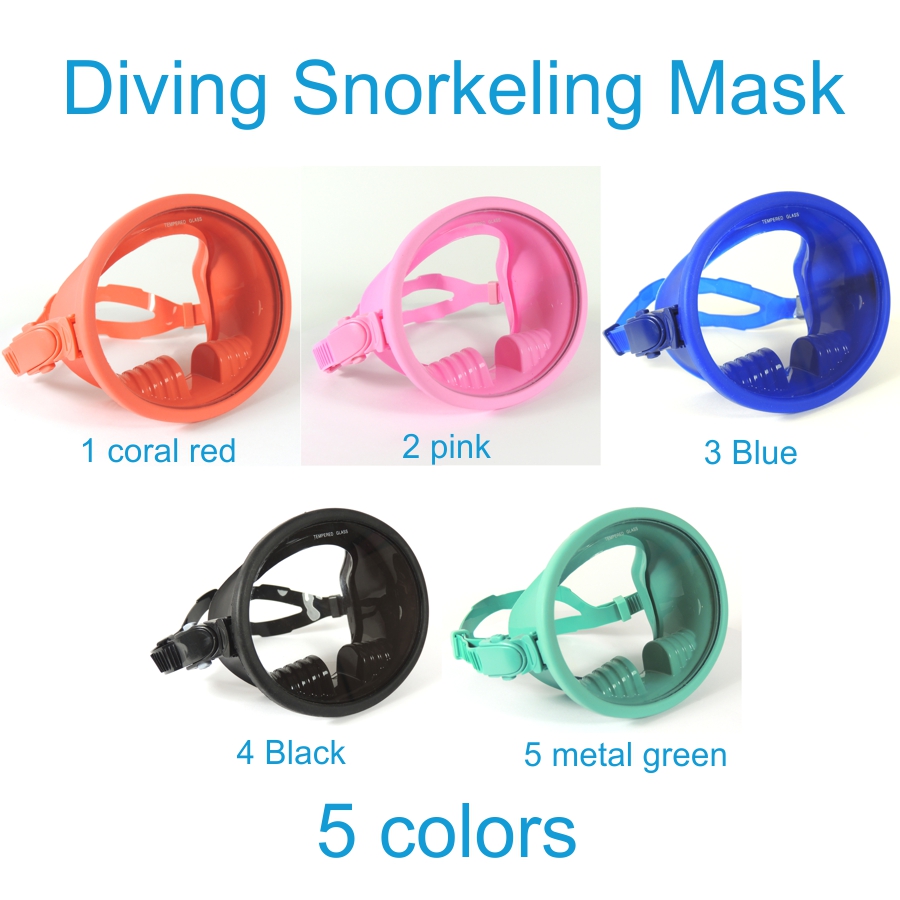 Retrostyle Oval Einglas Taucher-Maske diving Mask Taucherbrille - 5 colors - New