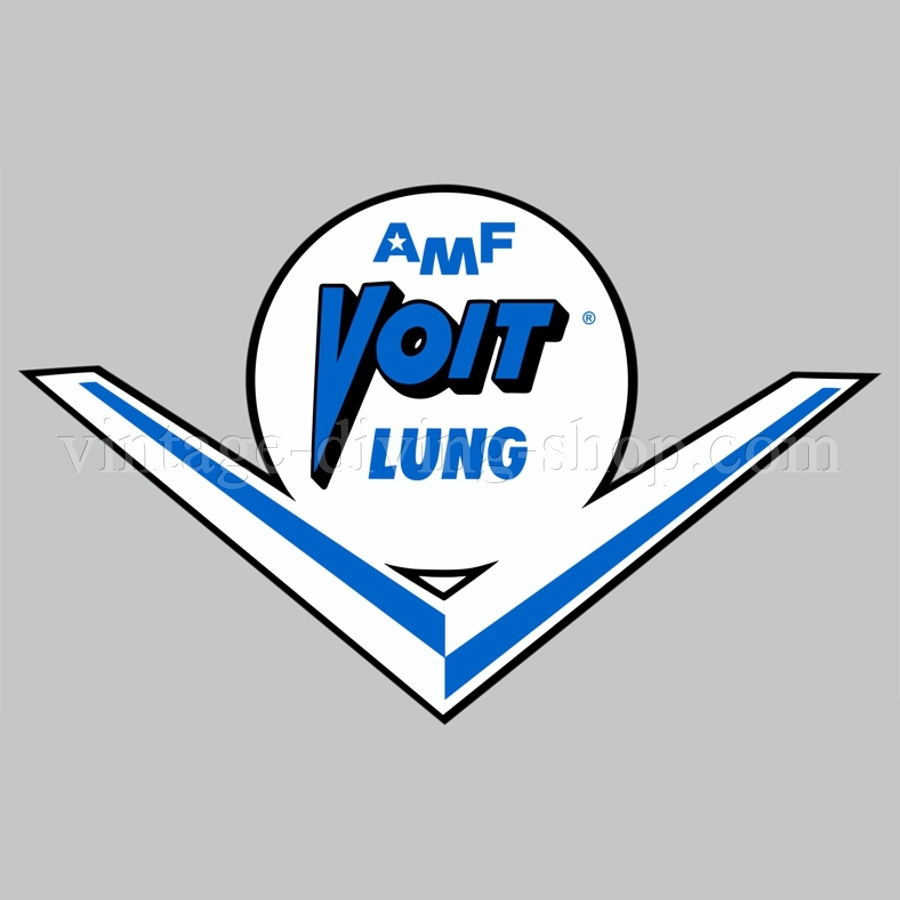 AMF VOIT LUNG - decal sticker Aufkleber - white, blue